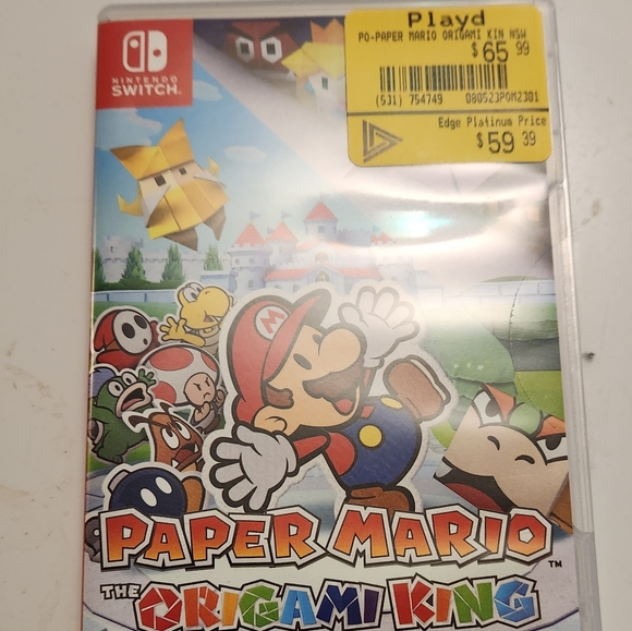 Nintendo Switch Paper Mario Orgami King - Picture 1 of 2